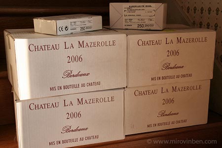 Cartons de vin - 16/11/2007 - (c) mirovinben