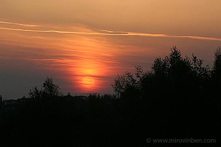Coucher de soleil - 14/04/2009 - (c) mirovinben